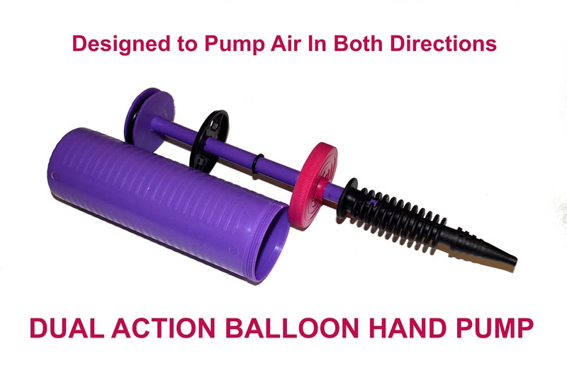 Control Balloon Products 2 Pack - Tota Hand Held 2-Way Dual Action Balloon Pump for Balloons - Balloon Inflator Pumps in Both Directions - Image 3